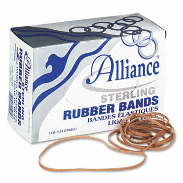 Alliance Sterling Ergonomically Correct Rubber Bands  #117B  1/16 x 7  250 per 1lb Box AL32005